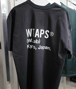 限定 WTAPS (W_Lab) Kyoto Tシャツ サイズ02 M　京都オープン記念　ダブルタップス ラボ 黒×シルバー 新品未使用