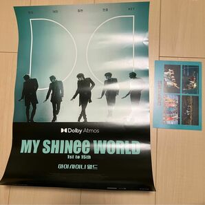 SHINee 映画 特典 ポスター ポストカード SHINee WORLD