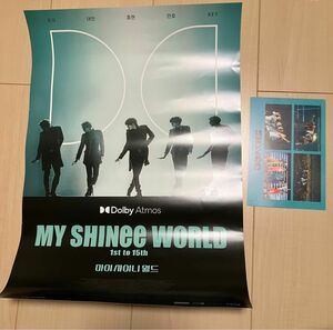 SHINee 映画 特典 ポスター ポストカード SHINee WORLD