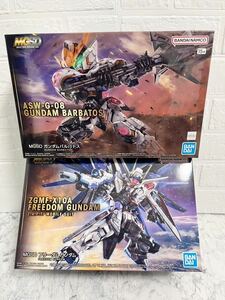 新品 未開封 MGSD ガンダムバルバトス フリーダムガンダム 2点セット 機動戦士ガンダムSEED 鉄血のオルフェンズ ガンプラ hguc mg rg hgbf