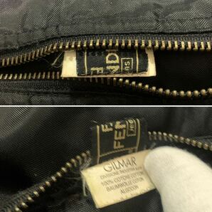 FENDI JEANS フェンディ ジーンズ メンズ リバーシブル ジップジャケット ブラック 黒 レオパード柄 豹柄 ヒョウ柄 ビンテージ GILMARの画像8