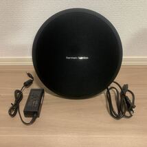 動作確認済み harman/kardon ハーマンカードン ONYX STUDIO Bluetooth スピーカー 円形 ワイヤレススピーカー ブラック 黒 6132A-ONYXST_画像1