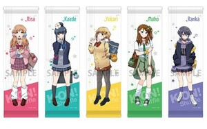 けいおん! Shuffle 2　メロンブックス特典　描き下ろしミニタペストリー 5種セット　かきふらい　新品