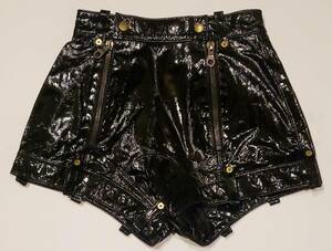  rare! Vintage hi stereo liks leather short pants 