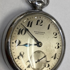SEIKOSHA PRECISION 精工舎 懐中時計 稼動品の画像2