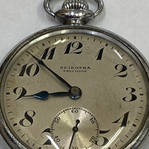 SEIKOSHA PRECISION 精工舎 懐中時計 稼動品の画像4
