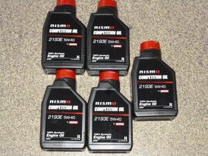 送料無料 即納 新品 ニスモ NISMO モチュール MOTUL エンジンオイル タイプ 2193E （5W40）KL050-RS401 5リッター 5L GT-R（R35）指定油脂