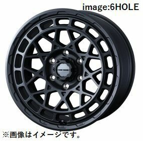 個人宅発送可能 Weds 17X8.0J+38 5穴 PCD127 FMBK ホイール 1本 MUD VANCE X TYPE M マッドヴァンス エックス タイプ エム (41571)