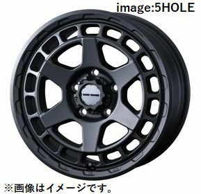 個人宅発送可能 Weds 14X5.0J +42 4穴 PCD114.3 FMBK ホイール 1本 MUD VANCE X TYPE S マッドヴァンス エックス (41592)