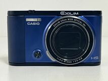 3h CASIO カシオ EXILIM HS EZ-ZR1600 コンパクトデジタルカメラ 青 ブルー _画像2