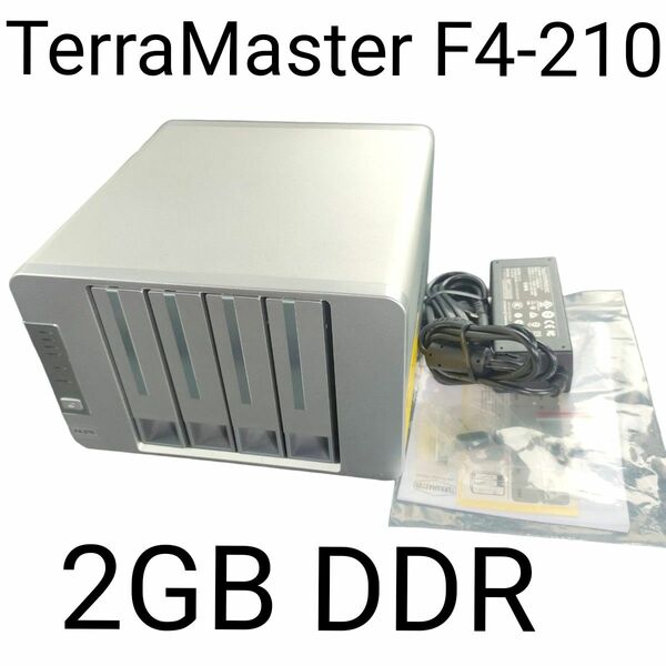 TerraMaster F4-210 ４ベイNAS dlna対応 2GB DDR