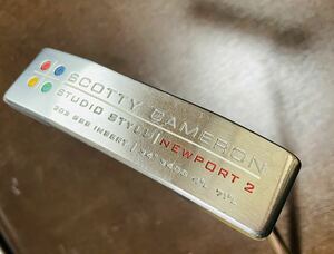 早い者勝ちスコッティキャメロン SCOTTY CAMERON Titleist STUDIO STYLE 303GSS INSERT 340gスタジオスタイル34インチ状態良好