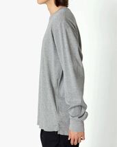 【定価17,380円】23AW nonnative NN-C4304 DWELLER L/S TEE COTTON THERMALカットソー サーマルグレー_画像3