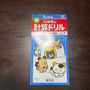 ドリル 算数 計算 5年3学期新くりかえし計算ドリル