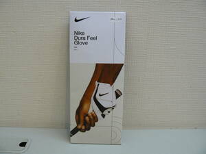 30316●ナイキ （NIKE） DURA FEEL デュラフィール ゴルフグローブ 左手用 25cm Lサイズ ホワイト×ブラック GF1011-284　未開封未使用品