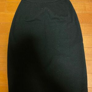 ATSUKI ONISHI タイトスカート ニット ラム 羊毛タイトスカート スカート ブラック 黒