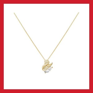 Подвесное ожерелье Ladies Swan Diamond Platinum Gold Gold Cast