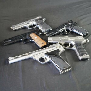 【ジャンク品トイガンおまとめ】 M1911 固定ガスガン、東京マルイ44オートエアガンほか #S-7494