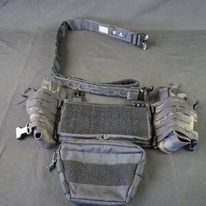 Volk Tactical Gear マイクロチェストリグ BK ベルト欠品 ＆同メーカータクティカルベルト #S-7686