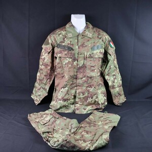 イタリア軍放出品 イタリア軍 vegetato 迷彩 ジャケット パンツ #S-7138