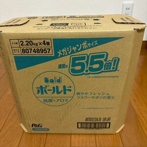 [ケース販売] [大容量] ボールド 洗濯洗剤 液体 フレッシュフラワーサボン 詰め替え 2200g×4袋