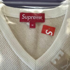 ★超レア・未使用品★Supreme シュプリーム Stripe Sweater Vest ホワイト