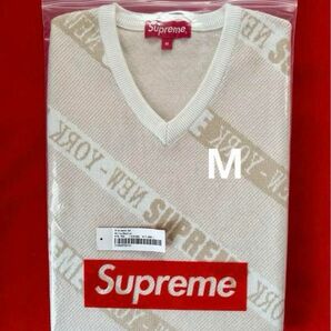 ★未使用品★Supreme シュプリーム Stripe Sweater Vest ホワイト