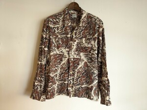 tenderloin テンダーロイン レーヨン ウルフ シャツ L/S　SHIRT