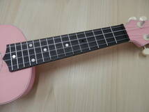 ギター ウクレレ 4弦 初心者 入門 セット 大人 子供 女性 アコースティックギター アコギギター ピンク【B25】_画像3