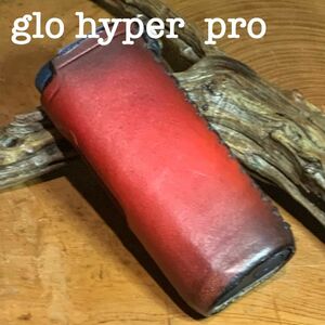 特価　栃木レザー サドルレザー　新型グロー・ハイパー・プロ（glo hyper Pro）用　スリーブケース　ビンテージレッド　