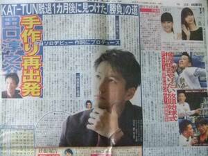 田口淳之介 平祐奈 柳沢慎吾 加藤シルビア スポーツ新聞記事