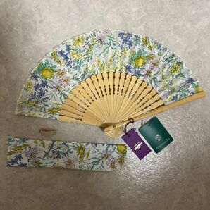 afternoon tea リバティ　花柄　扇子　新品未使用 扇子