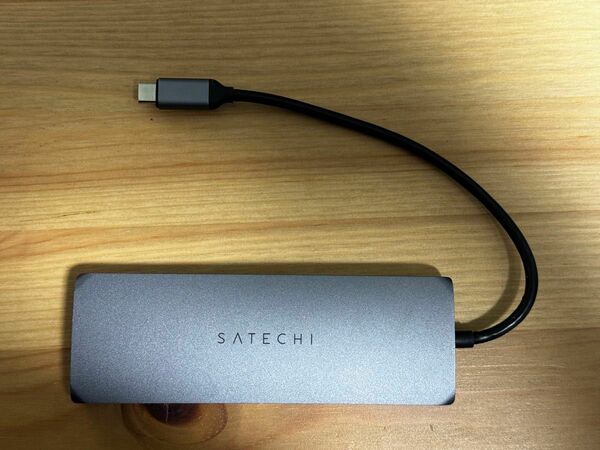 Satechi ハイブリッド USB-Cハブ (スペースグレイ) SSDスロット 4K HDMI, USB-C PD, USB-A