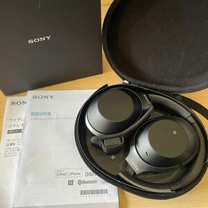 .170 SONY/ wireless noise cancel ring headphone / WH-1000XM2 / black / headphone 