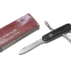 Victorinox ビクトリノックス コンパクト 万能ナイフ マルチツール ブラック 黒 キャンプ アウトドア G299の画像1