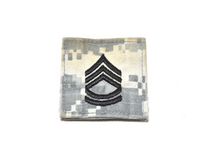 米軍実物 階級章 陸軍 一等軍曹 Sergeant First Class SFC ACU/UCP ARMY G296