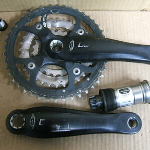 中古 クランクとBBセット 170mm-44-32-22T SHIMANO Deore FC-M540 BB-ES51  793の画像1