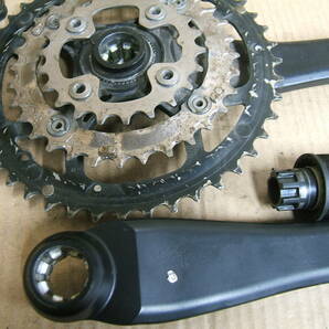 中古 クランクとBBセット 170mm-44-32-22T SHIMANO Deore FC-M540 BB-ES51  793の画像5