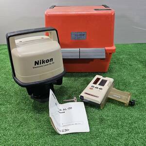 中古動作品 Nikon ニコン 電子レベル AL-22 + レベルセンサー DS-30V2 回転レーザー 領収書対応