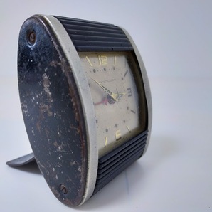 アンティーク 米国製 WESTCLOX ウエストクロックス トラベルクロック ビンテージ インテリア 置時計 手巻き 懐中時計 SEIKO 精工舎の画像5