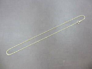 K24 24金 999 純金 ネックレス スクリューチェーン 40cm 重量 1.3ｇ 美品