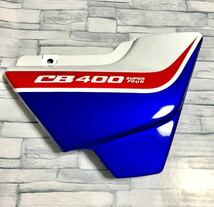 【送料無料】CB400SF トリコロールカラー 塗装済み サイドカバー 左右セット NC42 Revo NC39 スペック3 青白 サイドカウル 純正互換品_画像6