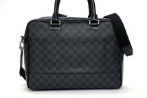 【極美品】 ルイヴィトン Louis Vuitton ダミエ グラフィット イカール ブラック系 2WAY ショルダーバッグ ボストン 定価約26万 1053_画像4