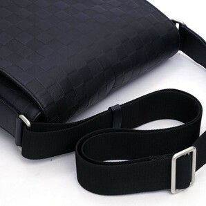 【未使用に近い】 ルイヴィトン Louis Vuitton ダミエ アンフィニ ディストリクト PM オニキス ショルダーバッグ 定価約35万 1060の画像5