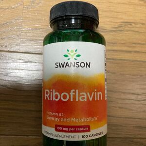 Swanson B2 100mg 100カプセル 使用期限2025年2月