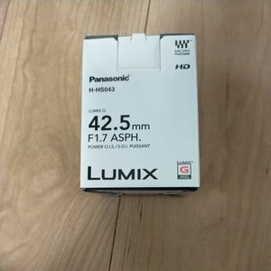 LUMIX G 42.5mm/F1.7 ASPH./POWER O.I.S. H-HS043-K （ブラック）