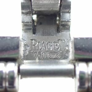 PIAGET ピアジェ クォ―ツ シェル文字盤 750 金無垢 ダイヤ ベゼル レディース 腕時計の画像6