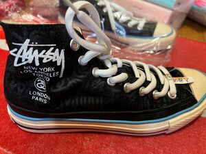 コンバース×ステューシー コラボスニーカー24センチ CONVERSE オールスター コンバース