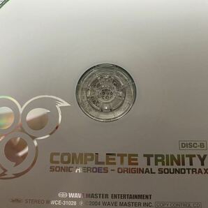 【訳あり】ソニックヒーローズ オリジナルサウンドトラック COMPLETE TRINITYの画像9