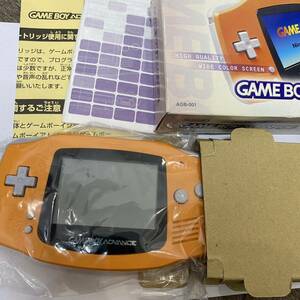 ゲームボーイアドバンス ■ほぼ　新品未使用　オレンジ　激レア　GBA 任天堂 説明書 箱　Nintendo ニンテンドー　ゲームボーイ　極美品